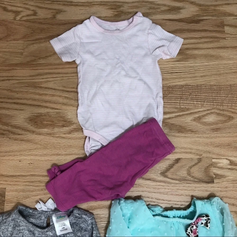 6-9 Month Outfit Bundle Minnie Mouse Cheetah Kids